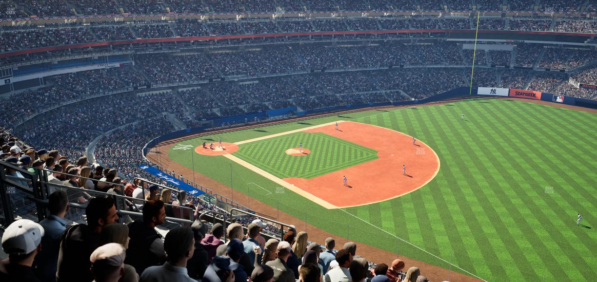 Yankee Stadium - Section Grandstand Level 411 Seat View
