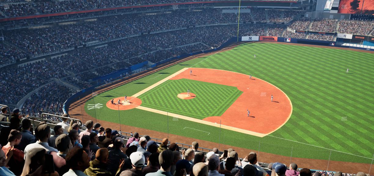 Yankee Stadium - Section Grandstand Level 414 Seat View