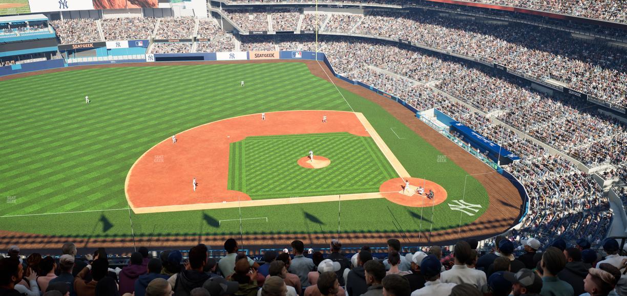 Yankee Stadium - Section Grandstand Level 424 Seat View