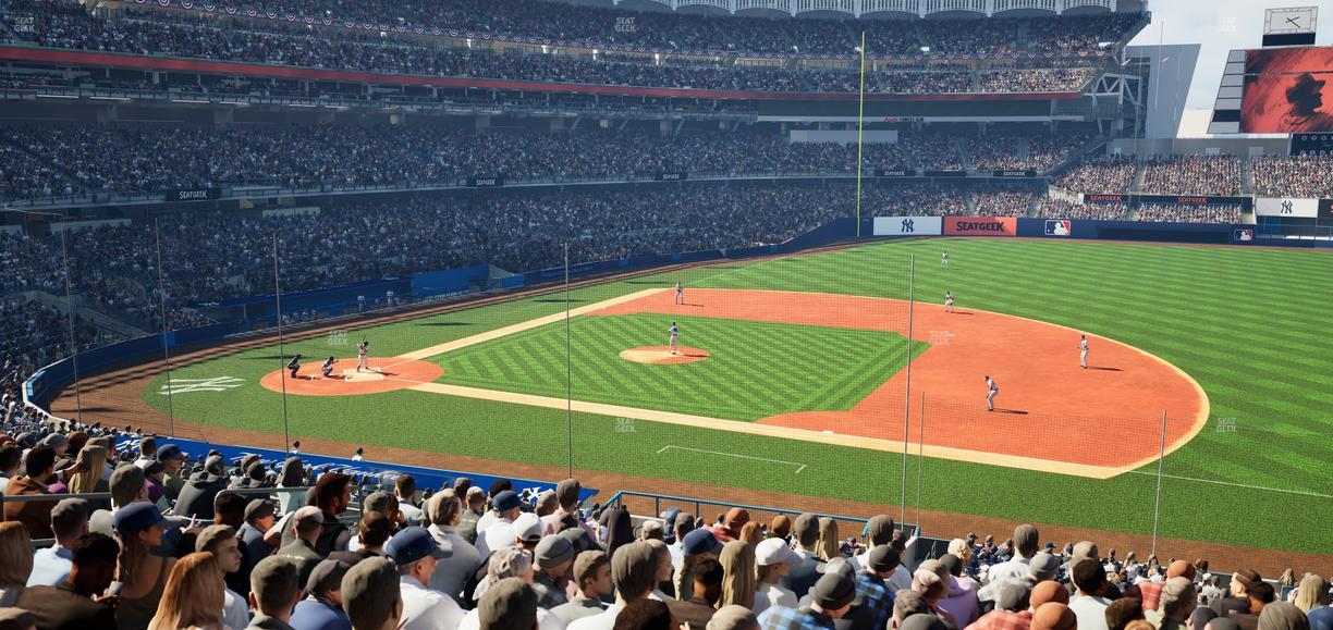 Yankee Stadium - Section Main Level 214 B Seat View