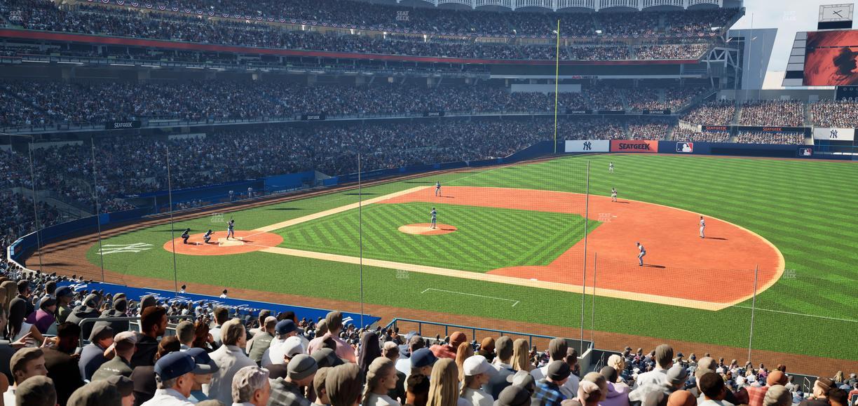 Yankee Stadium - Section Main Level 214 B Seat View