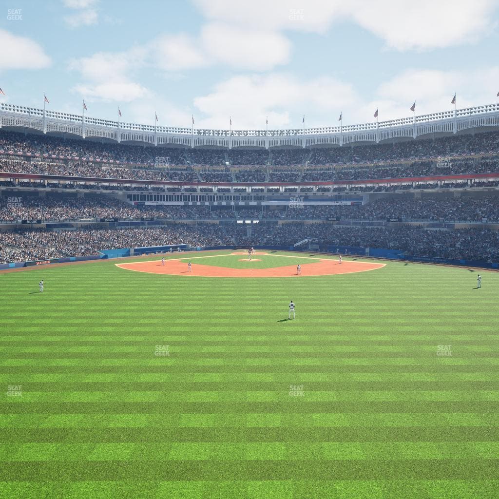 Yankee Stadium - Section Mastercard Batters Eye Deck Seat View