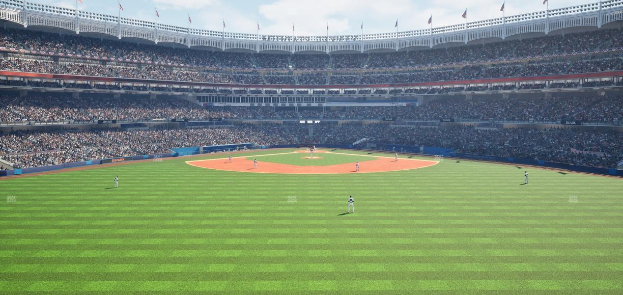Yankee Stadium - Section Mastercard Batters Eye Deck Seat View