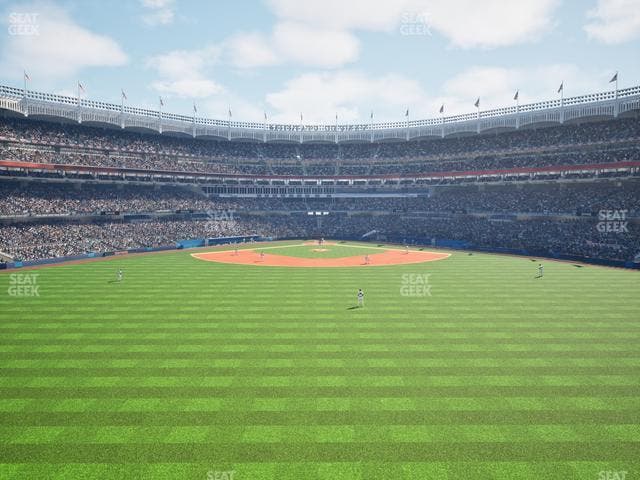 Yankee Stadium - Section Mastercard Batters Eye Deck Seat View