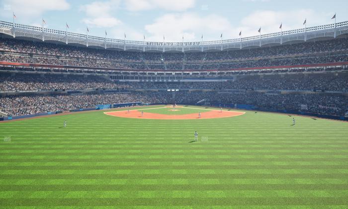 Yankee Stadium - Section Mastercard Batters Eye Deck Seat View