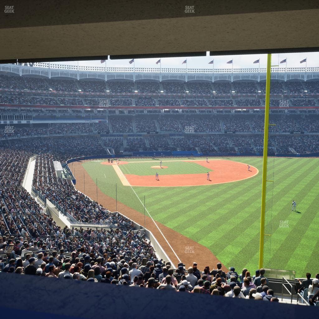 Yankee Stadium - Section Michelob Ultra Clubhouse Seat View