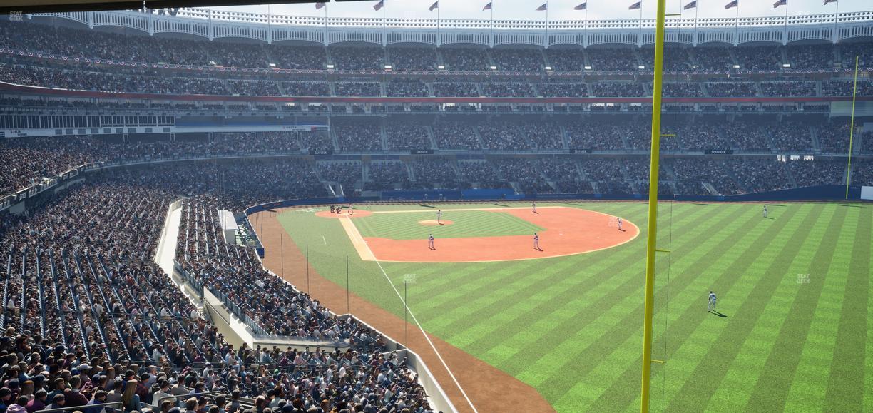 Yankee Stadium - Section Michelob Ultra Clubhouse Seat View