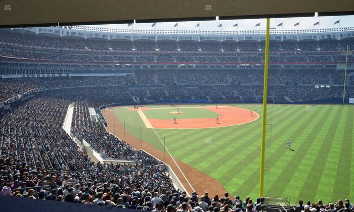 Yankee Stadium - Section Michelob Ultra Clubhouse Seat View