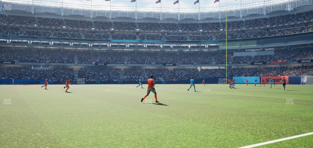 Yankee Stadium - Section Pitchside Away Seat View