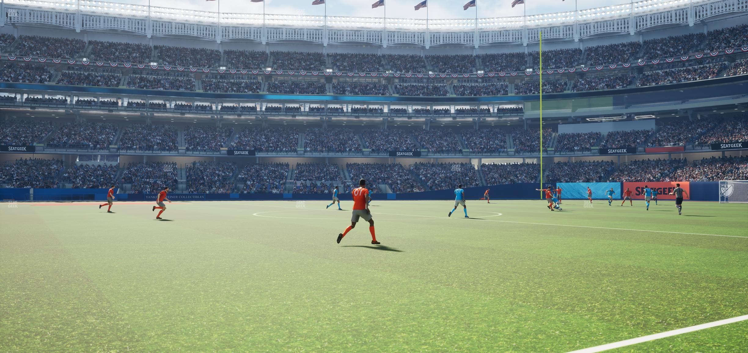 Yankee Stadium - Section Pitchside Away Seat View