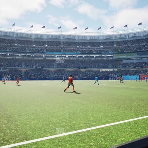 Yankee Stadium - Section Pitchside Away Seat View
