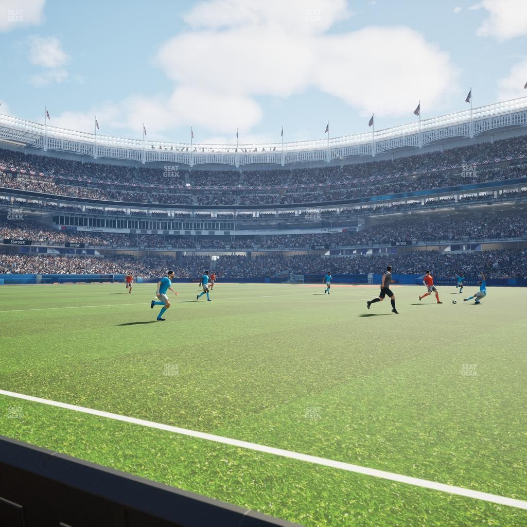 Yankee Stadium - Section Pitchside Home Seat View