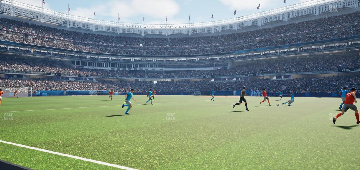 Yankee Stadium - Section Pitchside Home Seat View