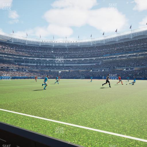 Yankee Stadium - Section Pitchside Home Seat View