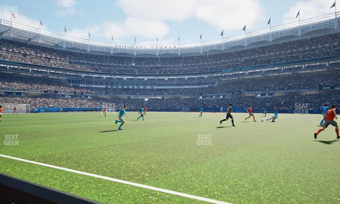 Yankee Stadium - Section Pitchside Home Seat View