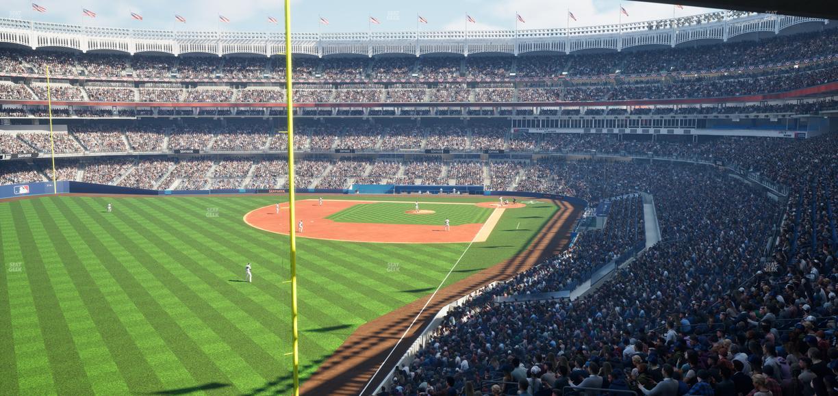 Yankee Stadium - Section Stella Artois Landing Seat View