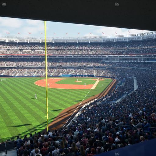 Yankee Stadium - Section Stella Artois Landing Seat View