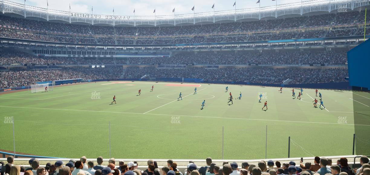 Yankee Stadium - Section Toyota Terrace Seat View