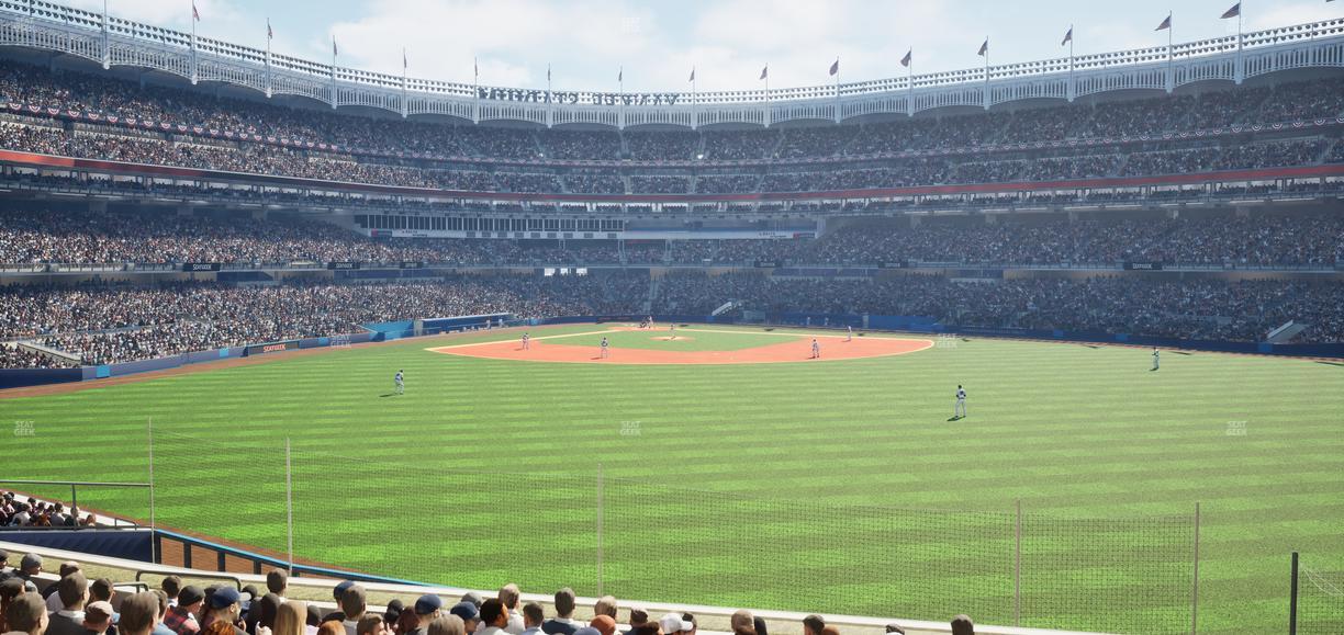 Yankee Stadium - Section Toyota Terrace Seat View