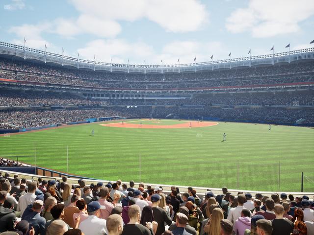 Yankee Stadium - Section Toyota Terrace Seat View