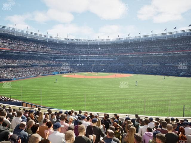 Yankee Stadium - Section Toyota Terrace Seat View