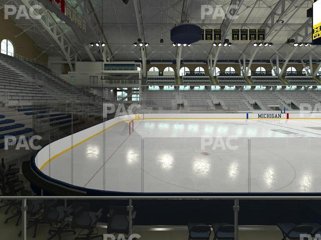 Yost Arena - Section 1 Seat View Yost Arena - Section 1 Seat View
