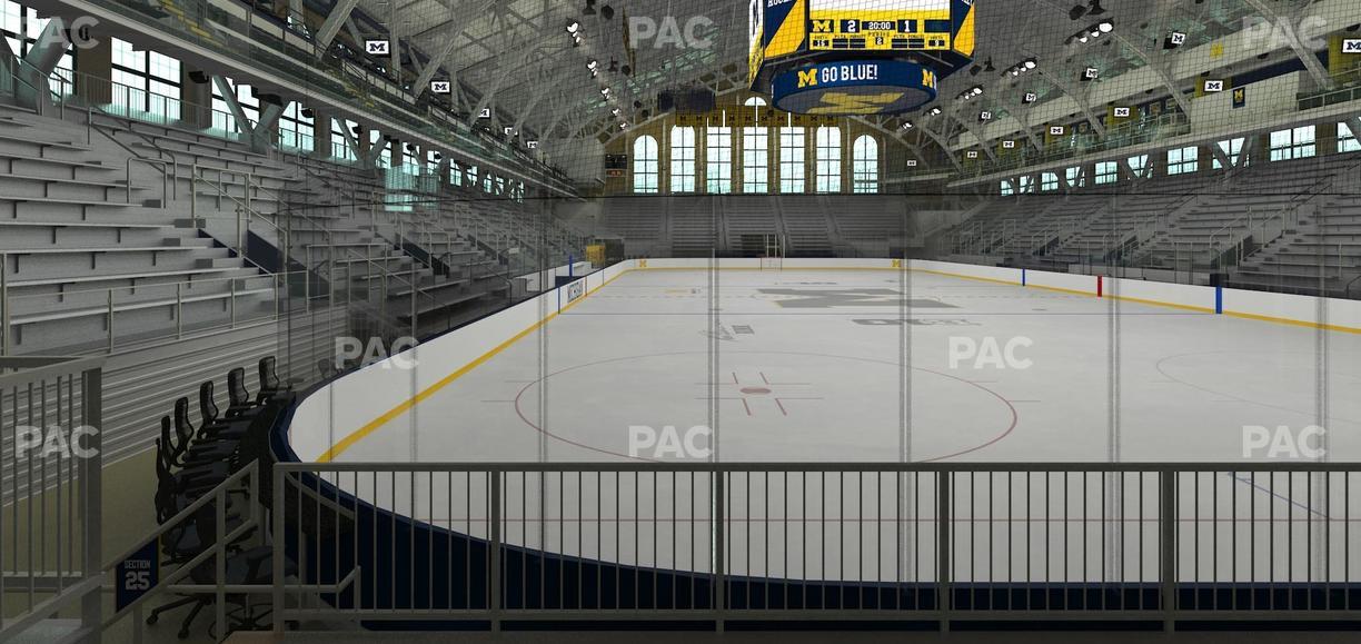Yost Arena - Section 25 Seat View