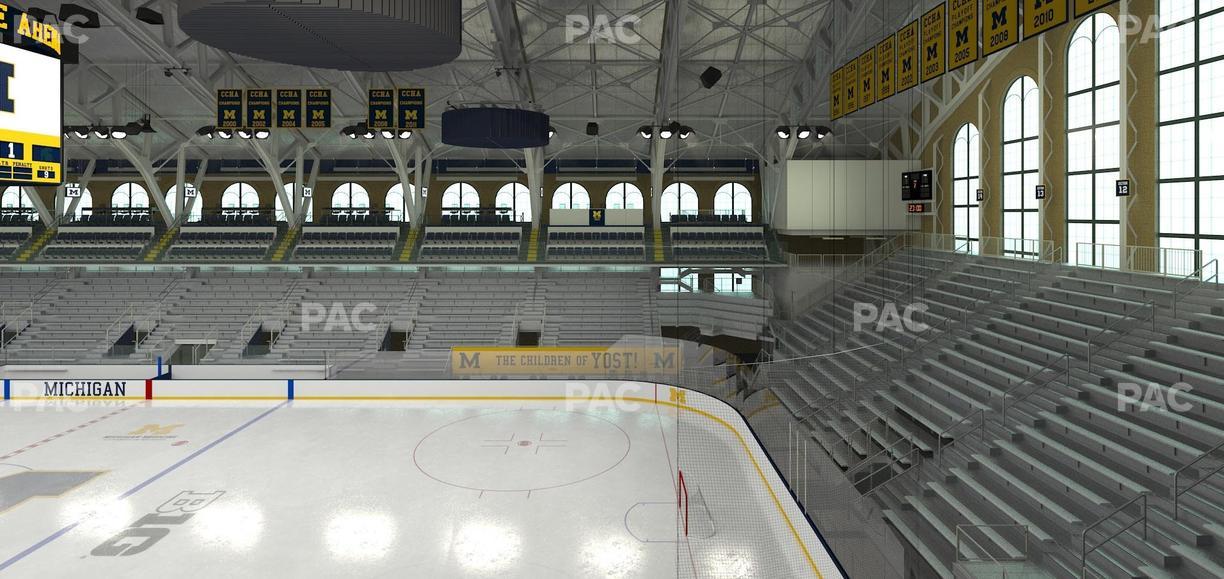 Yost Arena - Section Champions Box D Seat View