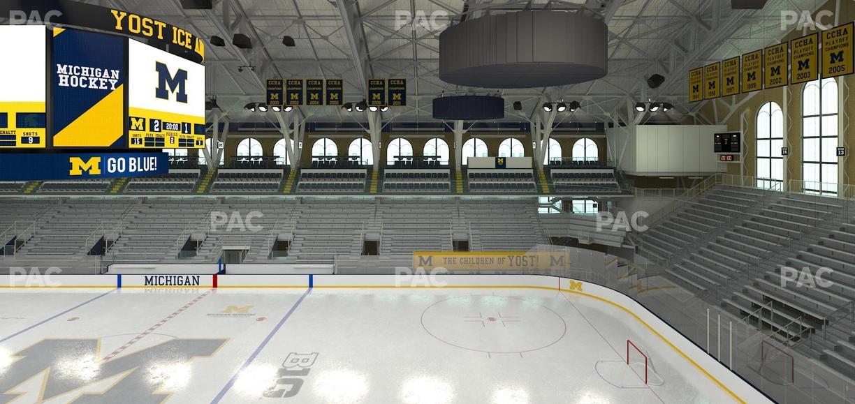 Yost Arena - Section Champions Box E Seat View