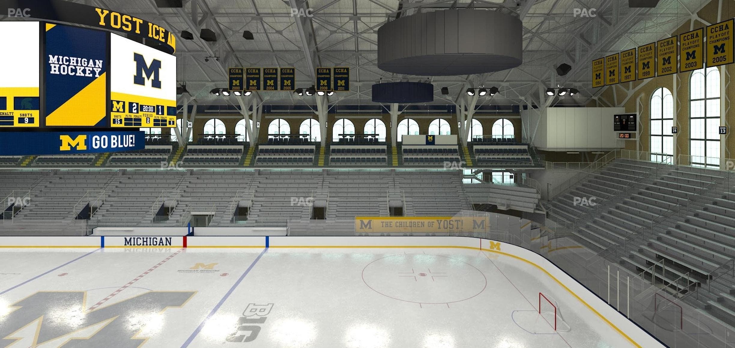 Yost Arena - Section Champions Box E Seat View