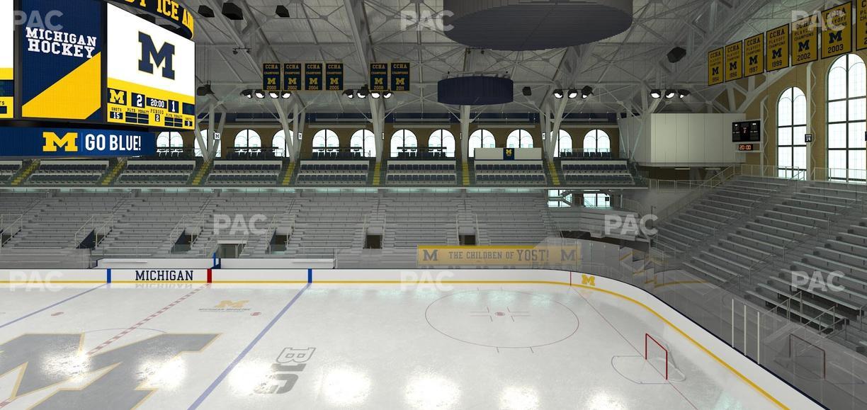 Yost Arena - Section Champions Box F Seat View