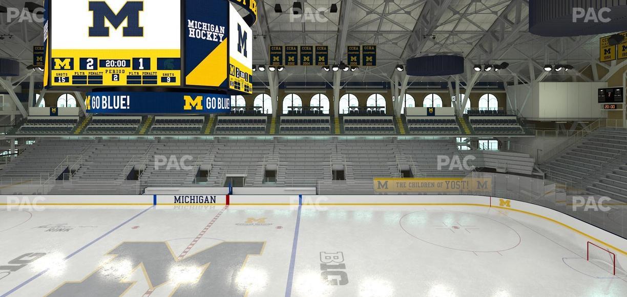 Yost Arena - Section Champions Box H Seat View