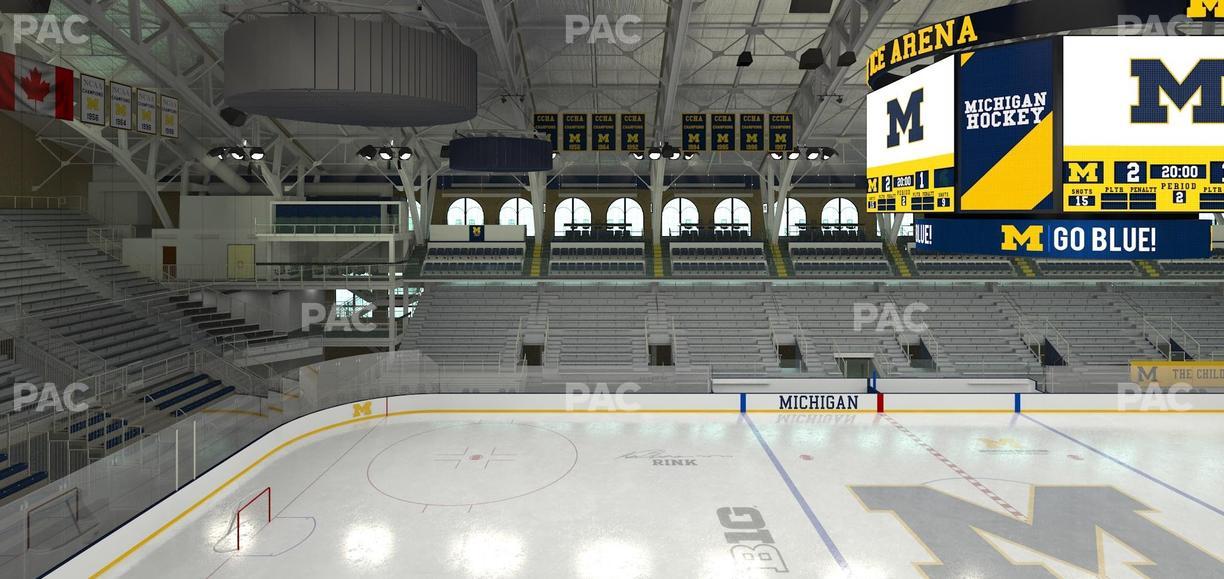 Yost Arena - Section Champions Box K Seat View
