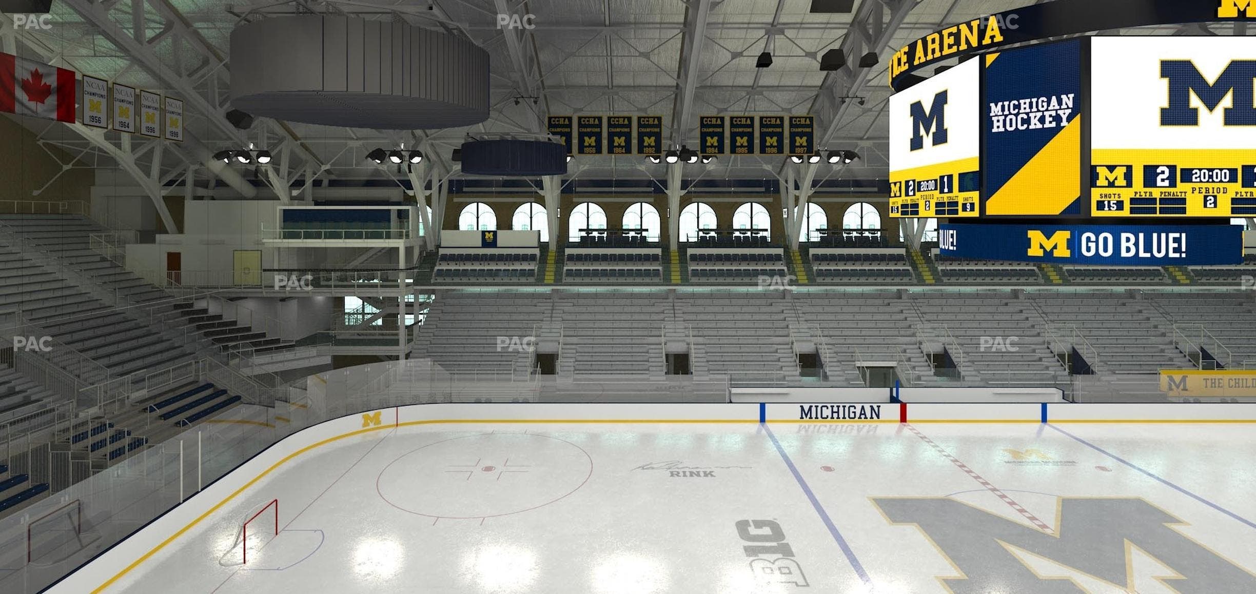 Yost Arena - Section Champions Box K Seat View