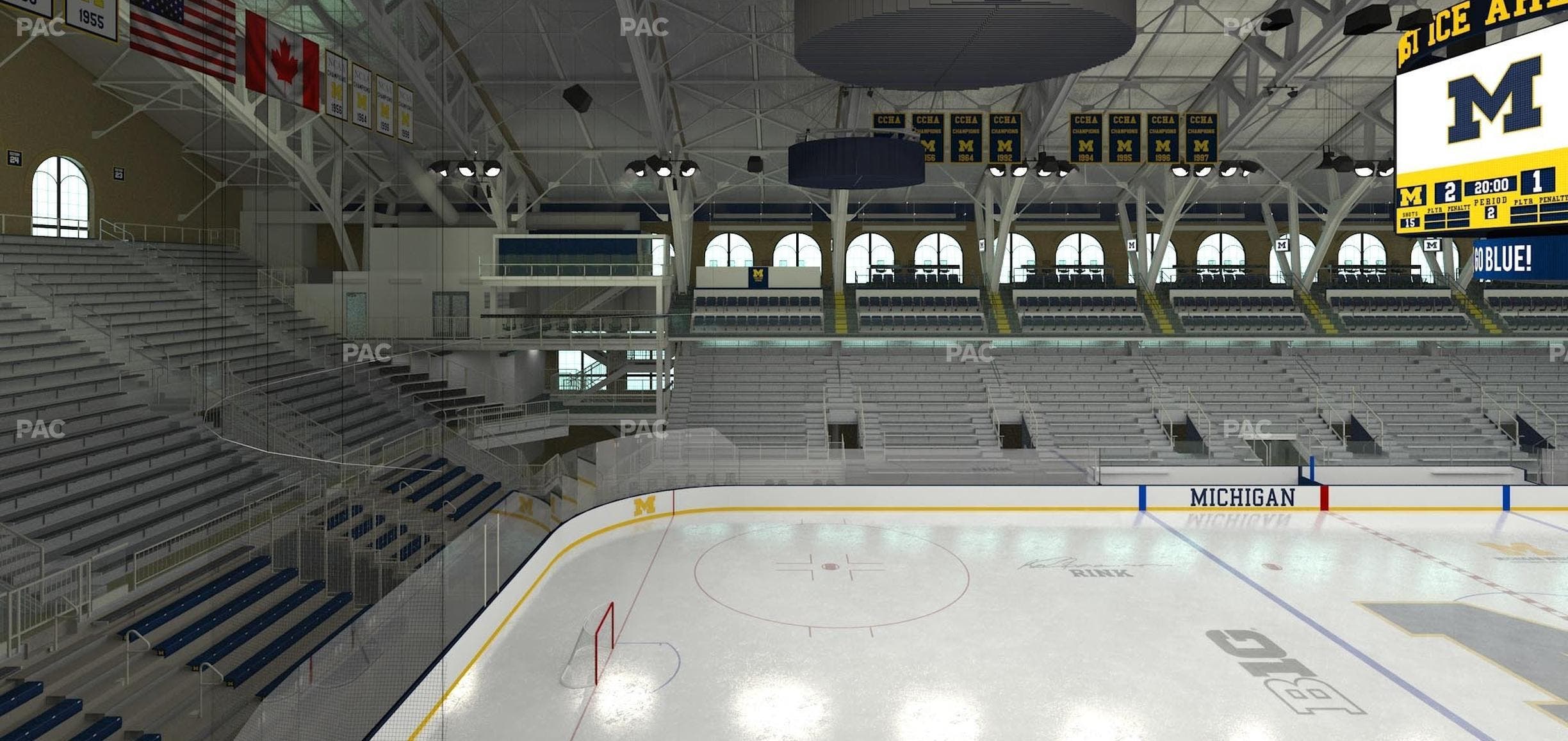 Yost Arena - Section Champions Box N Seat View