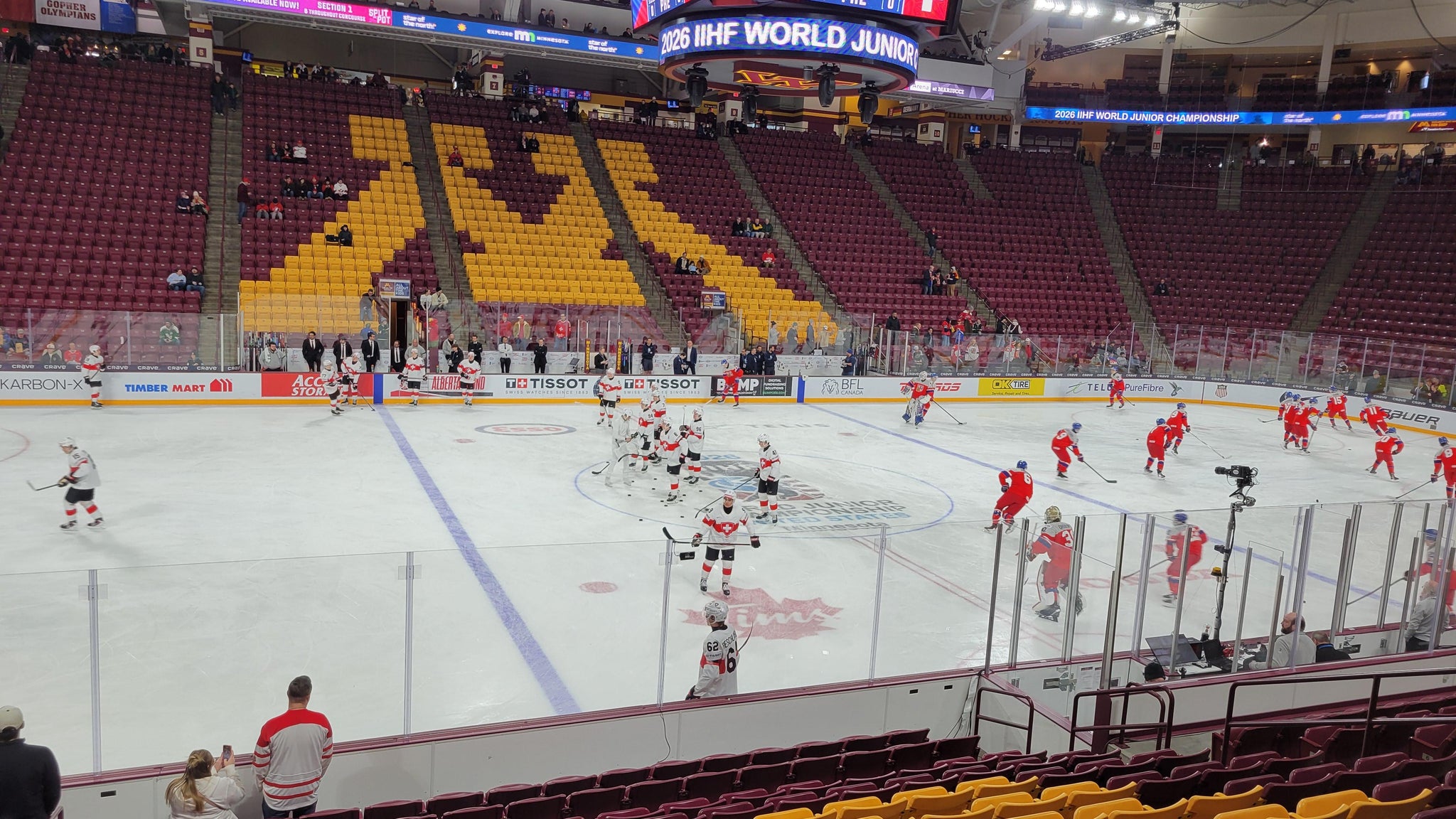 Real Fan View taken from Section 20 at 3M Arena at Mariucci by Reid S