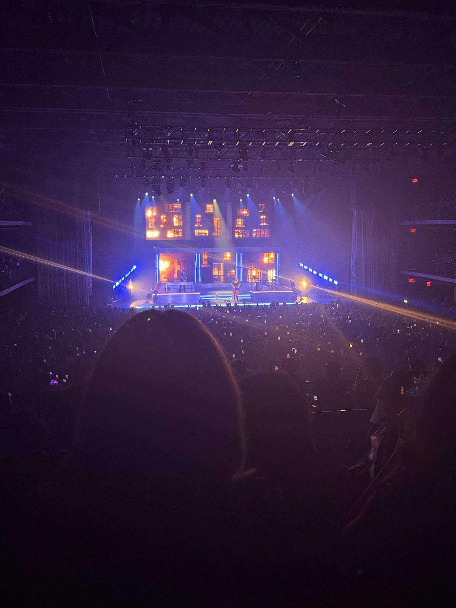 Real Fan View taken from Section 201 at 713 Music Hall by Anonymous User
