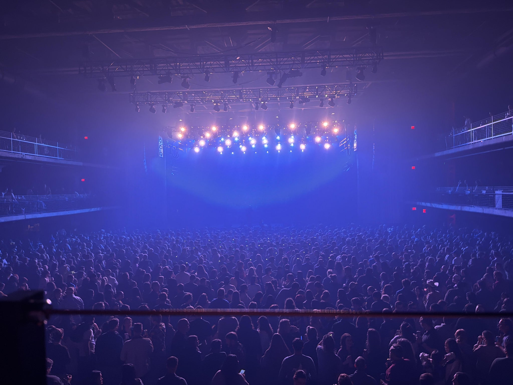 Real Fan View taken from Section 202 at 713 Music Hall by Lance S