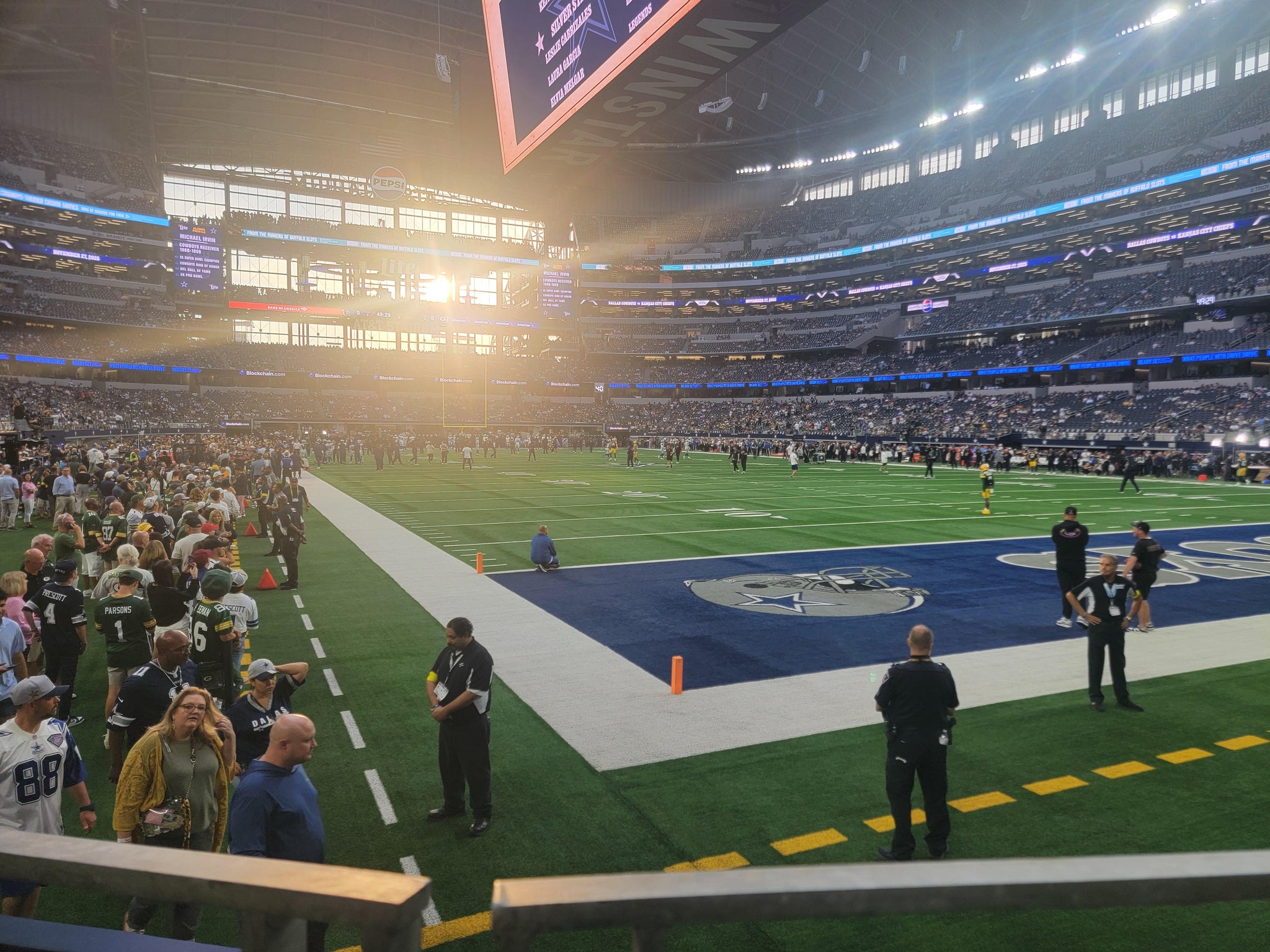 Real Fan View taken from Section 101 at AT&T Stadium by Ralph V