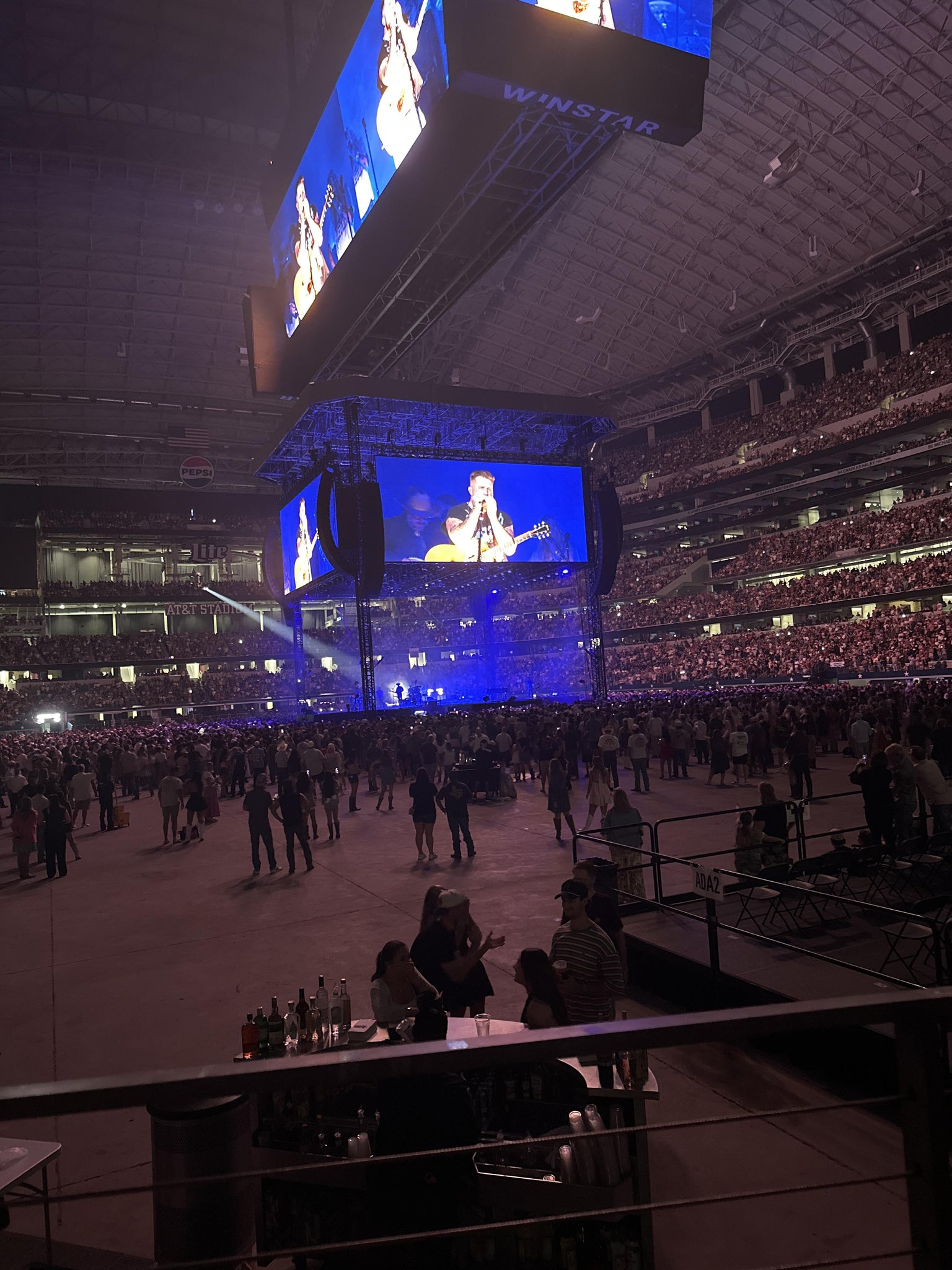 Real Fan View taken from Section 101 at AT&T Stadium by Christina G
