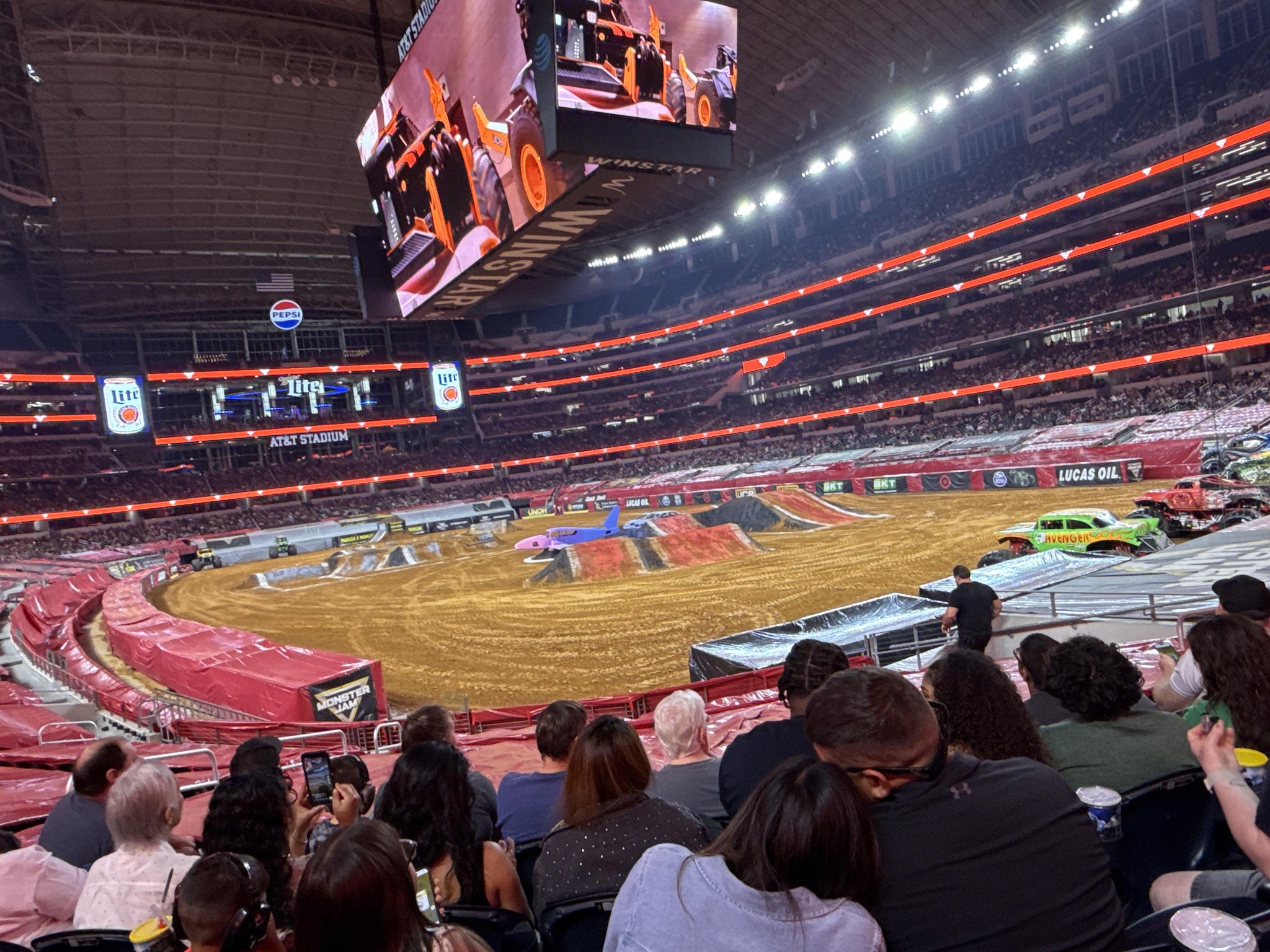 Real Fan View taken from Section 101 at AT&T Stadium by Bianca Y