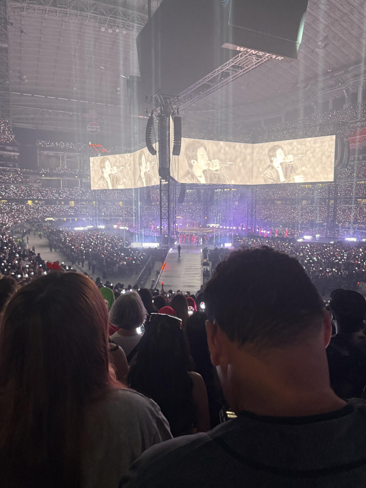 Real Fan View taken from Section 101 at AT&T Stadium by Johana V