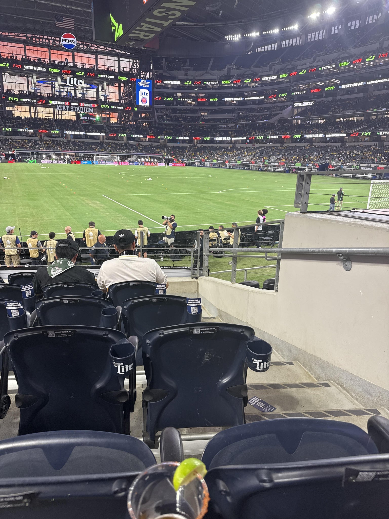 Real Fan View taken from Section 101 at AT&T Stadium by Maria C