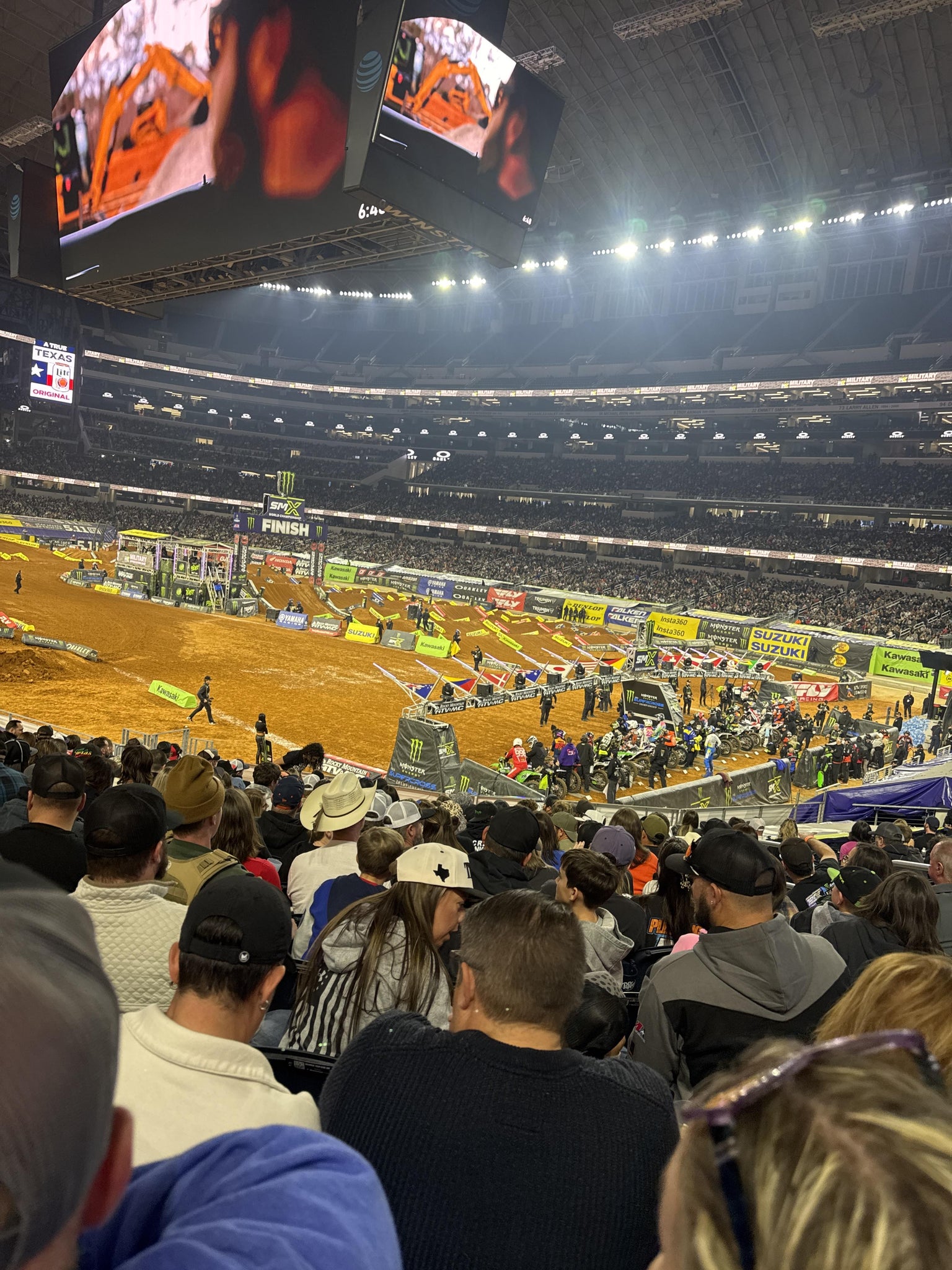 Real Fan View taken from Section 102 at AT&T Stadium by Toni C