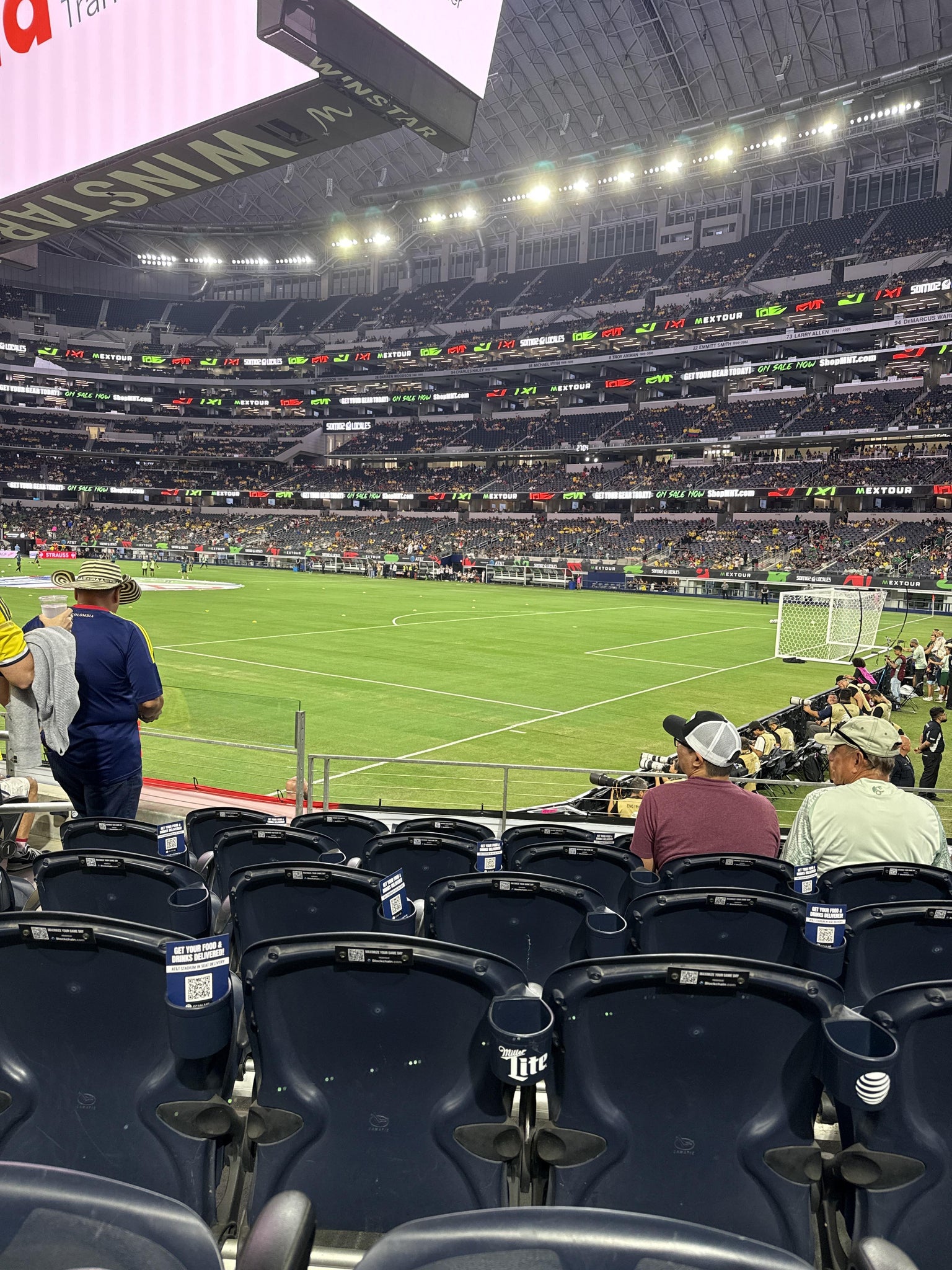 Real Fan View taken from Section 102 at AT&T Stadium by Luisa E
