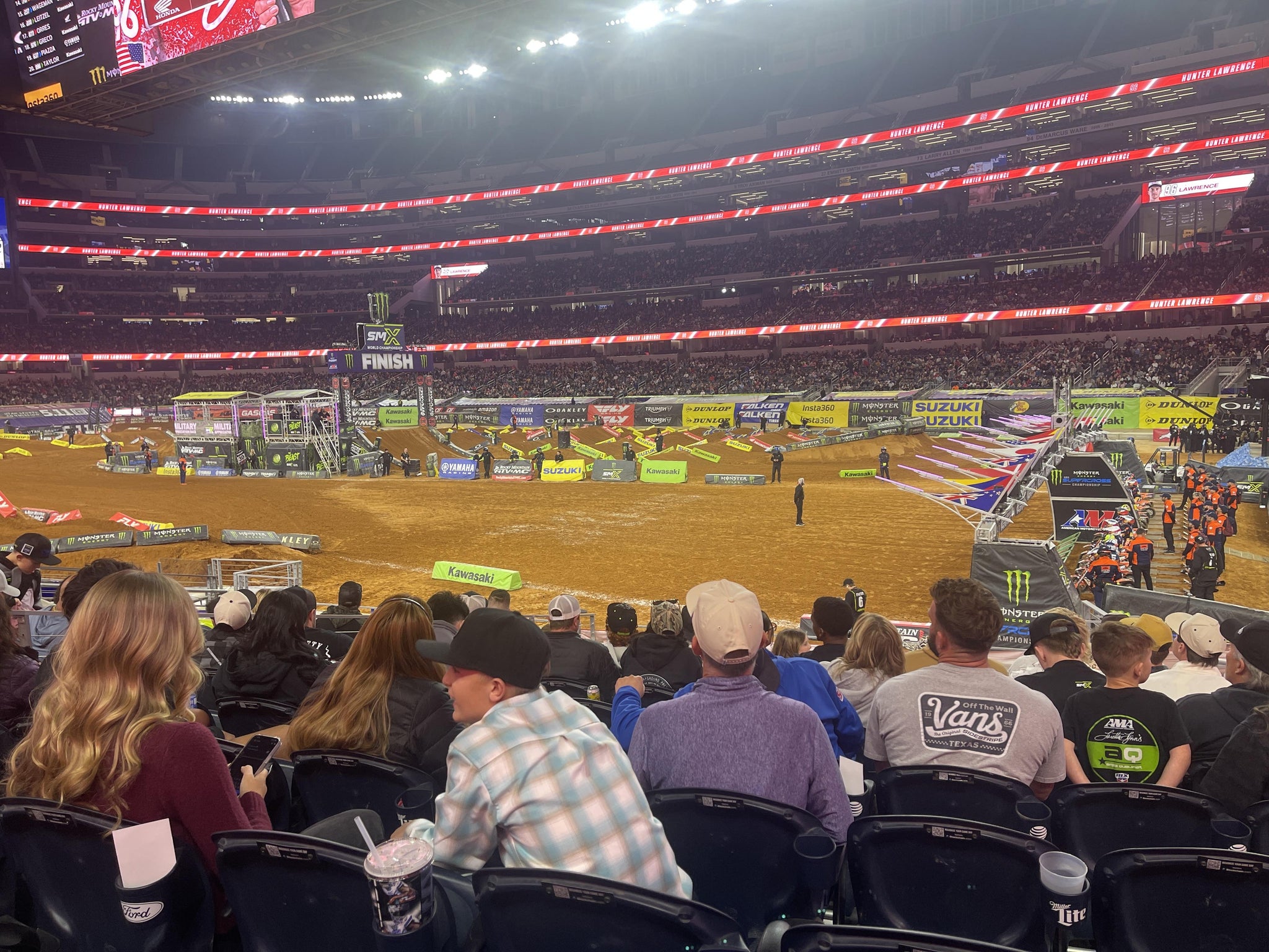Real Fan View taken from Section 103 at AT&T Stadium by Natalie joe M