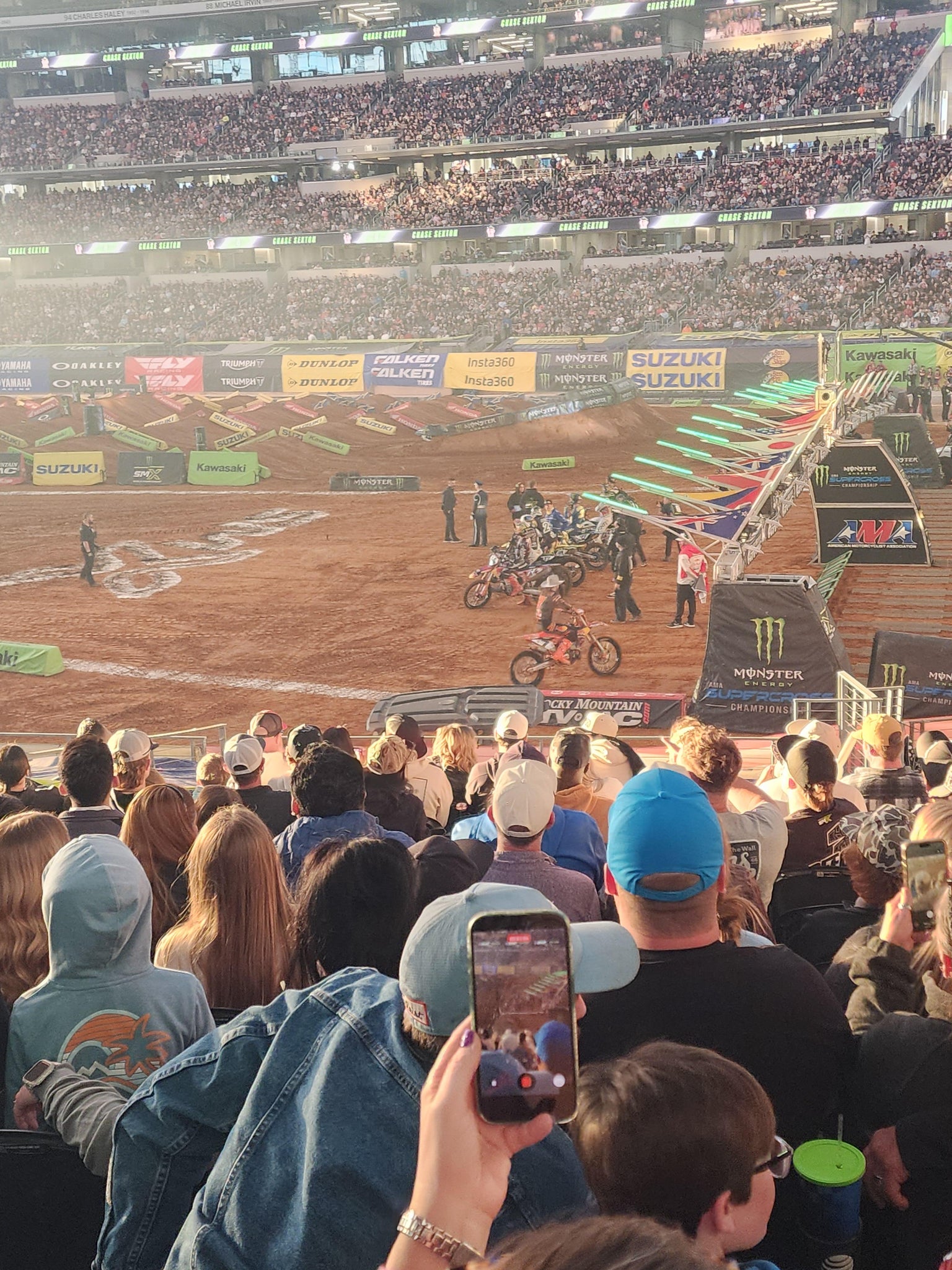 Real Fan View taken from Section 103 at AT&T Stadium by Rachelle R