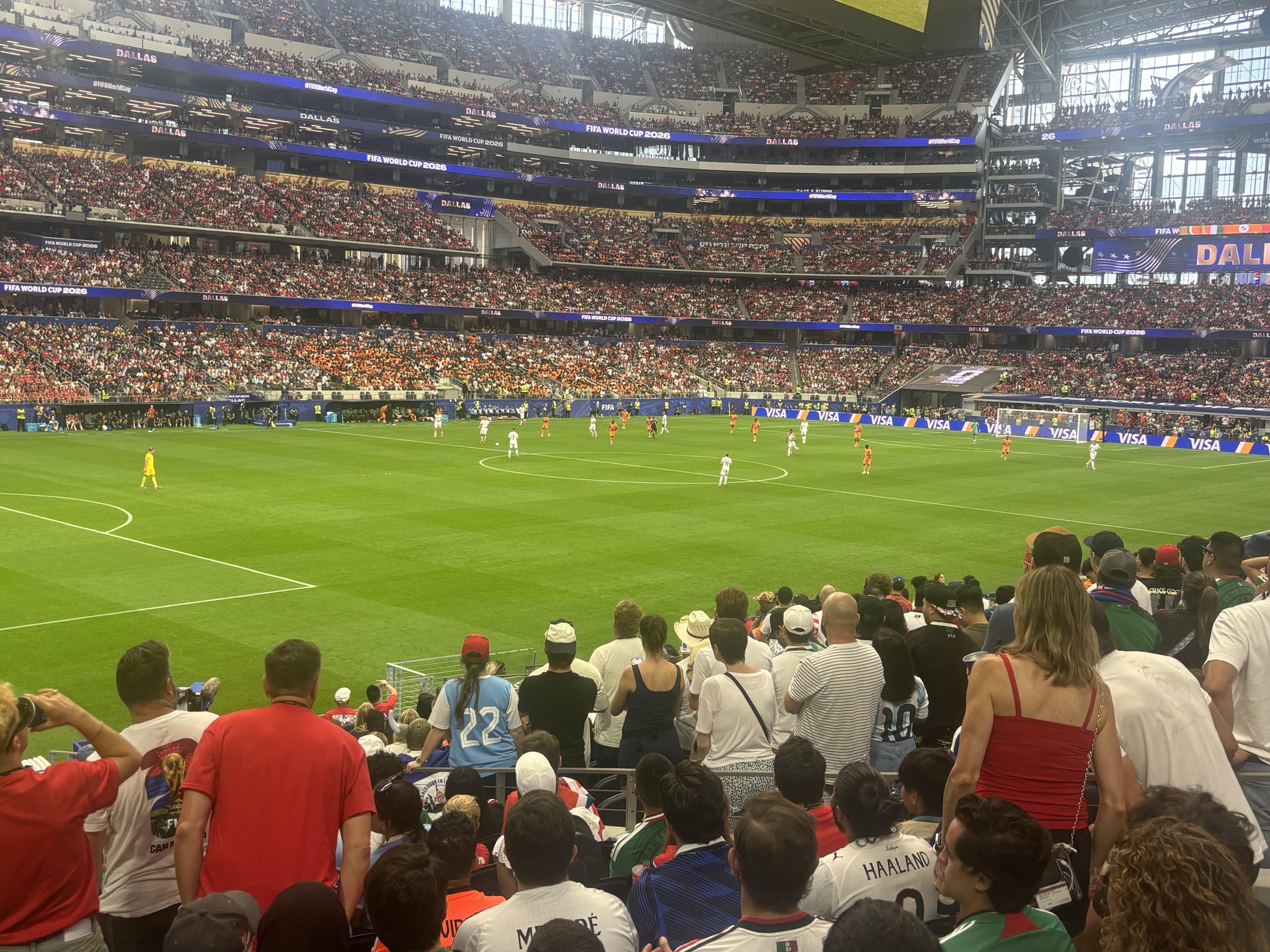 Real Fan View taken from Section 118 at AT&T Stadium by Wayne H