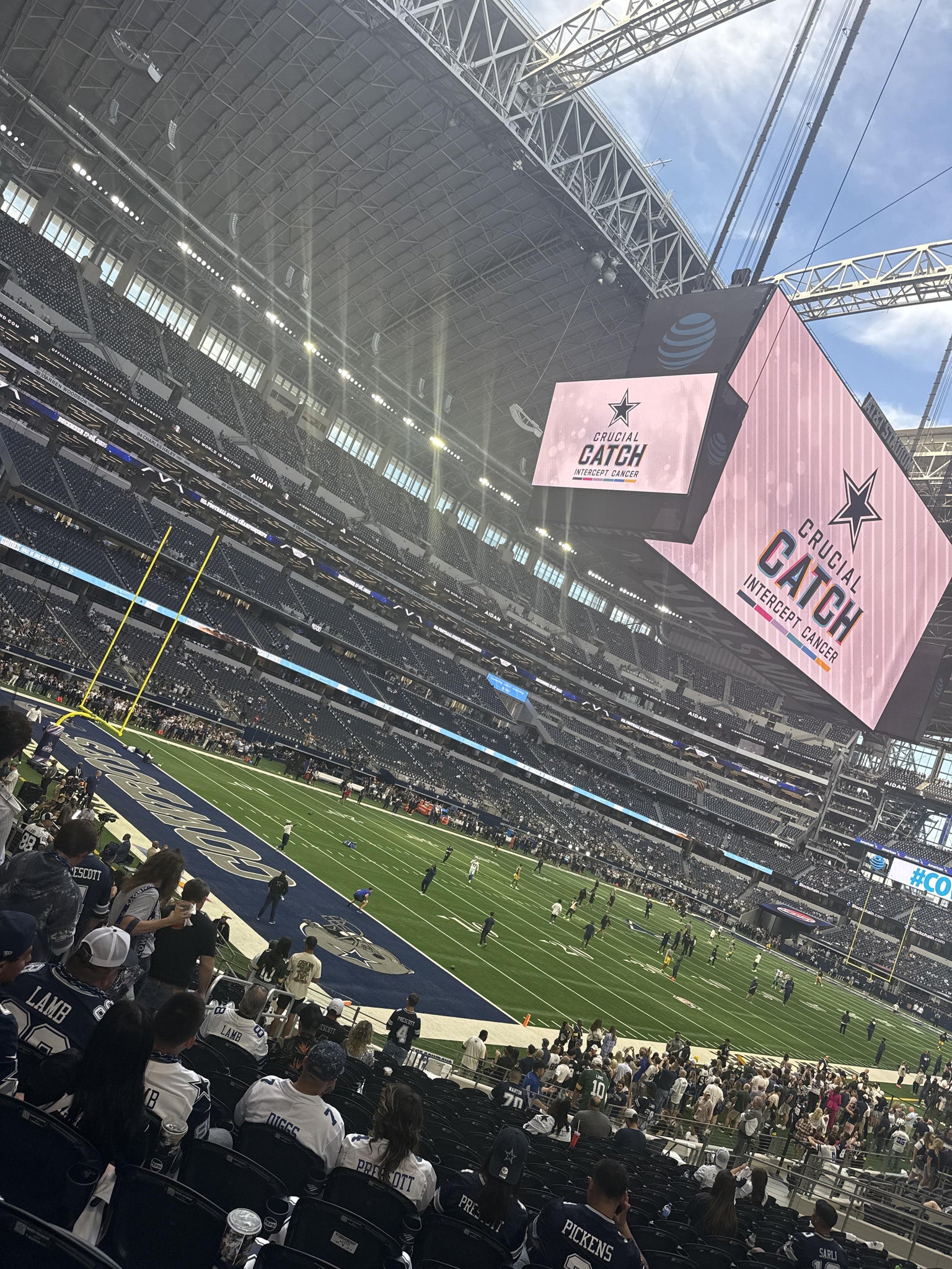 Real Fan View taken from Section 119 at AT&T Stadium by Rene V