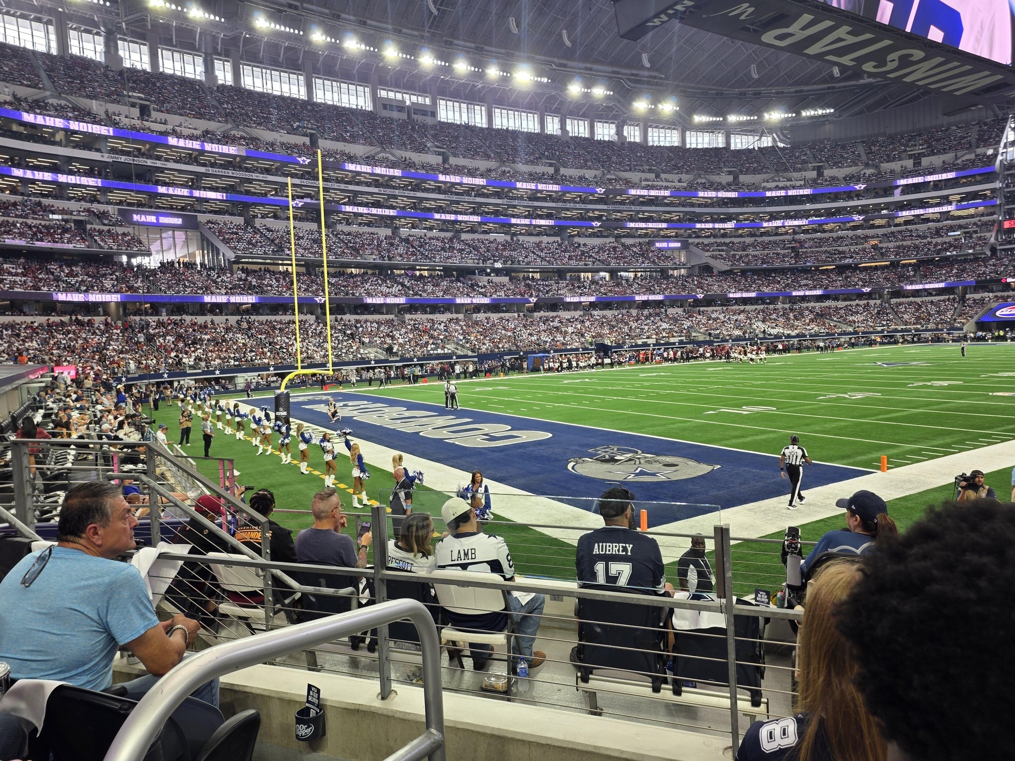 Real Fan View taken from Section 119 at AT&T Stadium by Terry F
